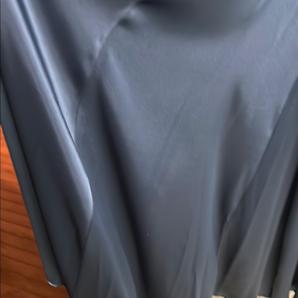 Galina Signature Elegant Backless Steel Blue Dress from David’s Bridal - Picture 15 of 17